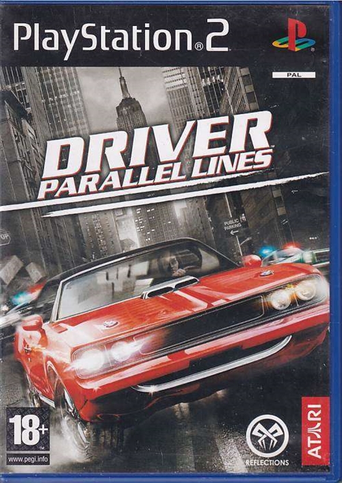 Driver Parallel Lines - PS2 (B Grade) (Genbrug)